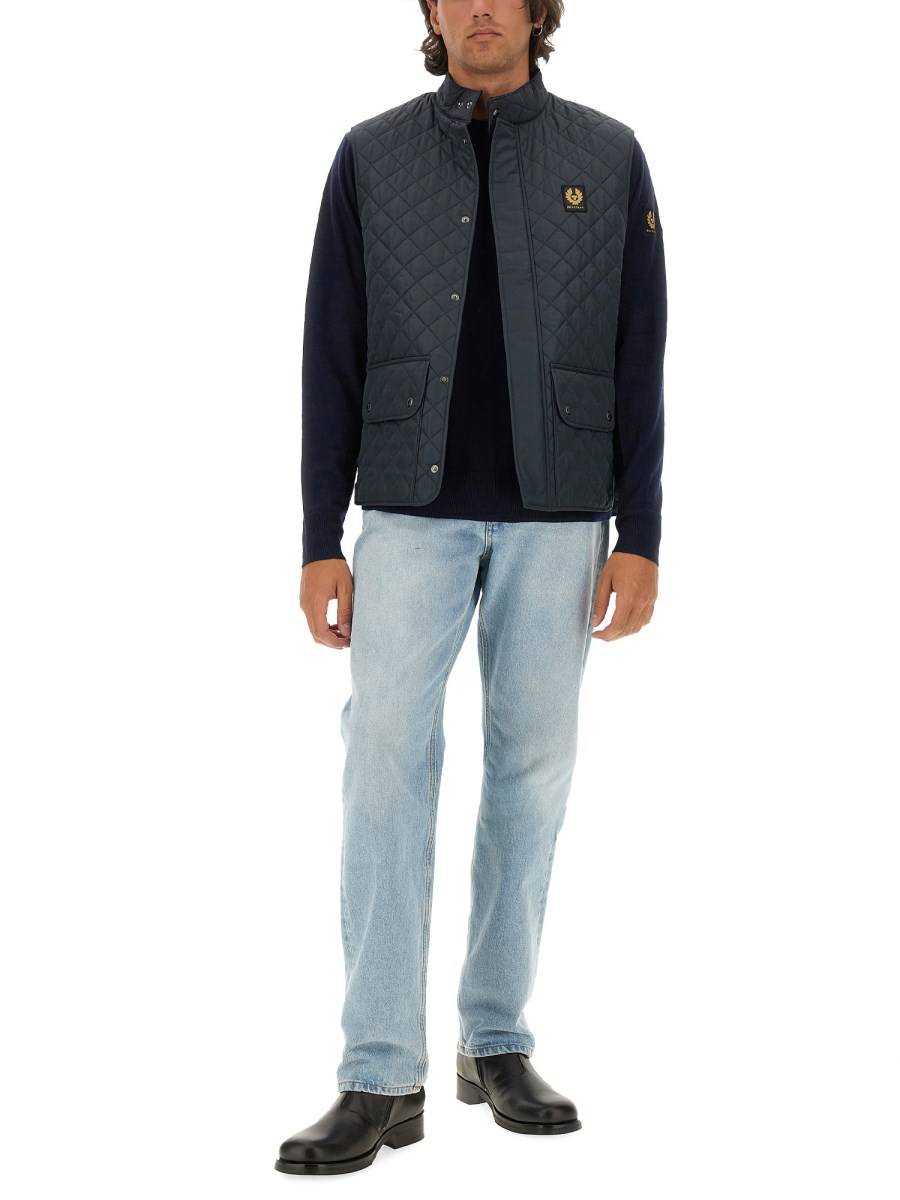 BELSTAFF GILET ICON IN NYLON TRAPUNTATO Esporta salva