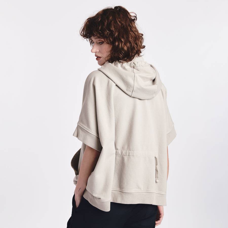 Premiata Poncho con cappuccio PR354705 Offerta Pasqua