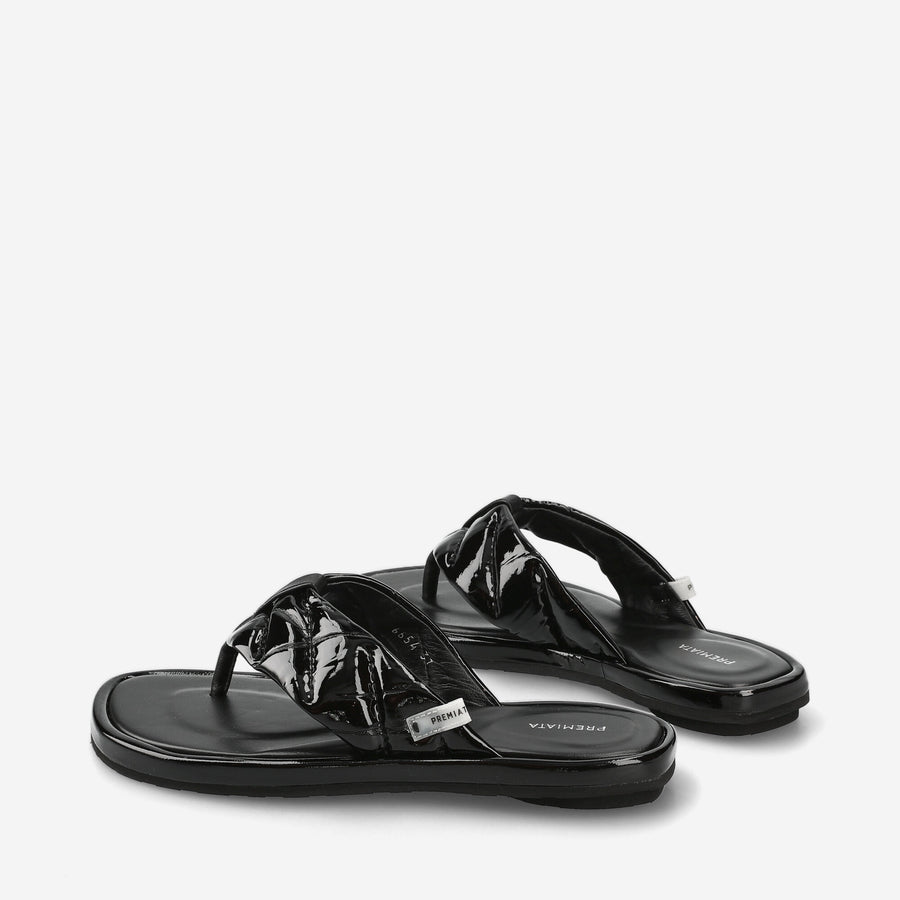 Premiata Sandali infradito M6654B in nappa imbottita Convenienza