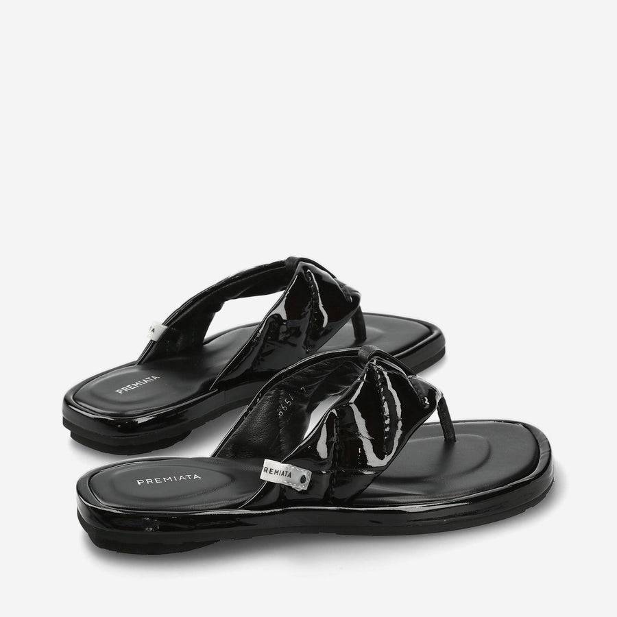 Premiata Sandali infradito M6654B in nappa imbottita Convenienza