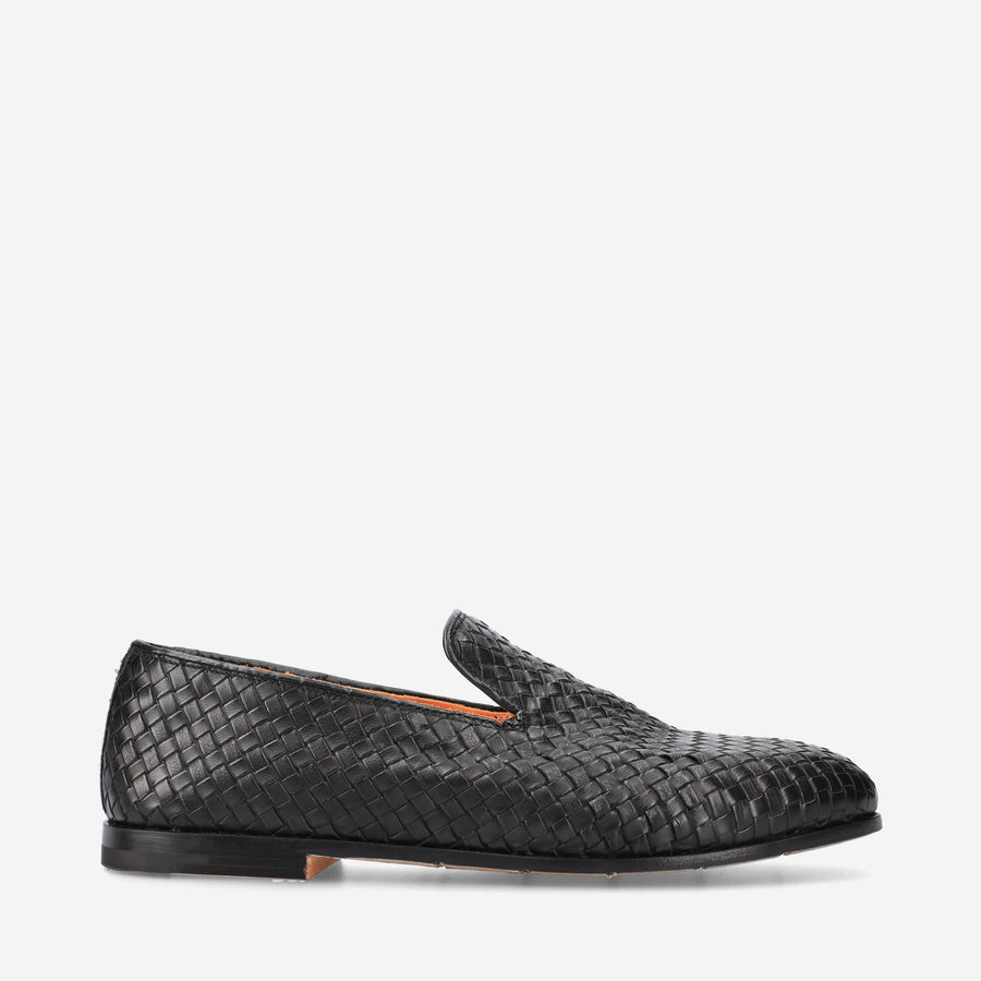 Premiata Slip-on Arden 32154C in vitello intrecciato Novità