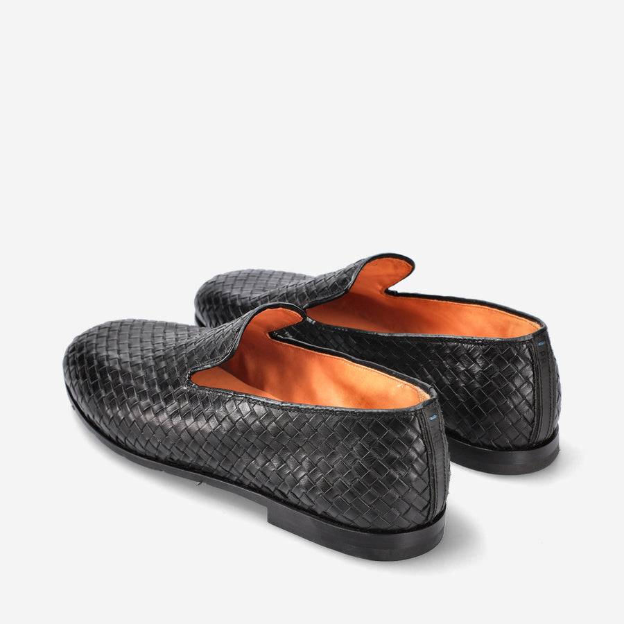Premiata Slip-on Arden 32154C in vitello intrecciato Novità