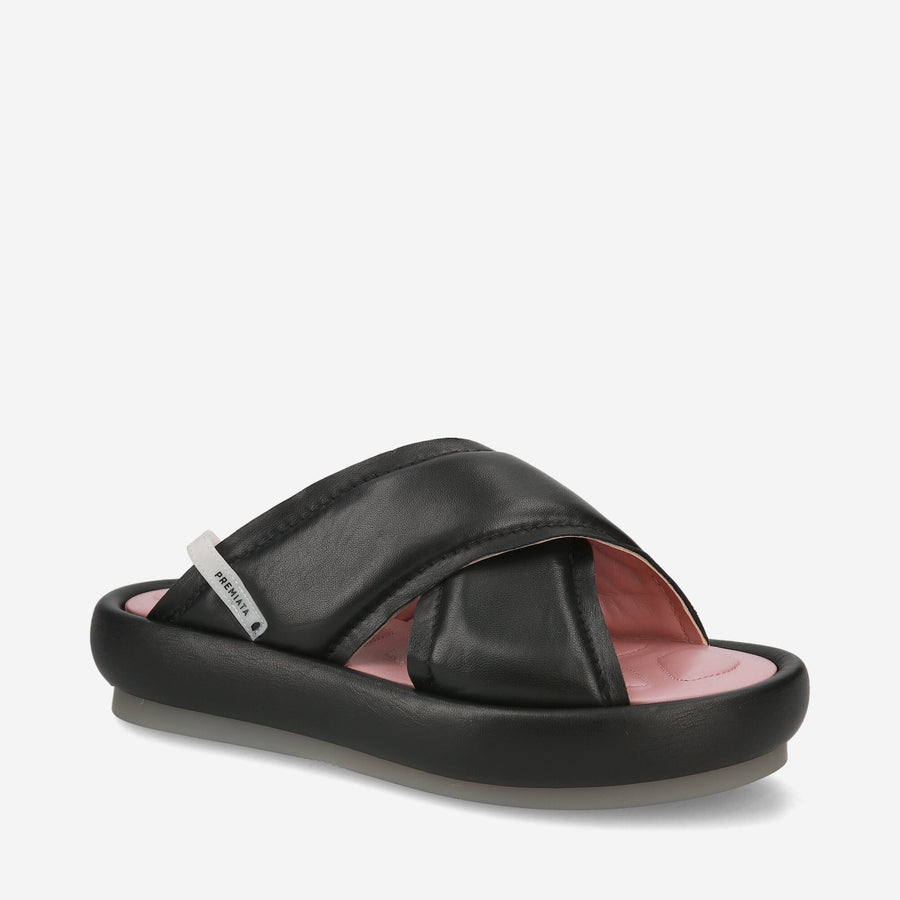 Premiata Sandali soft M6726A con zeppa in nappa imbottita Fino al 60% di sconto