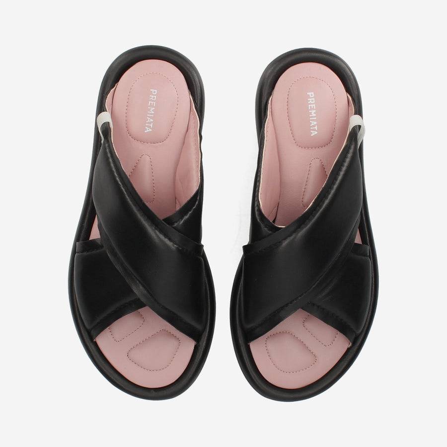 Premiata Sandali soft M6726A con zeppa in nappa imbottita Fino al 60% di sconto