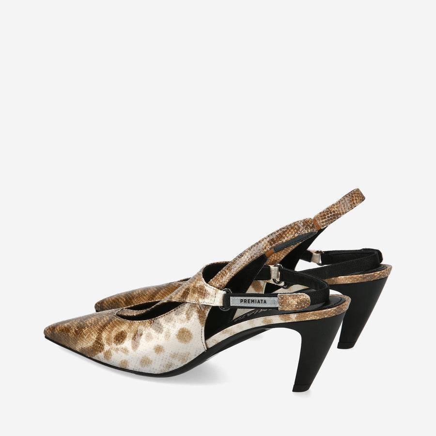 Premiata Décolleté slingback TBar M6660B Super sconto