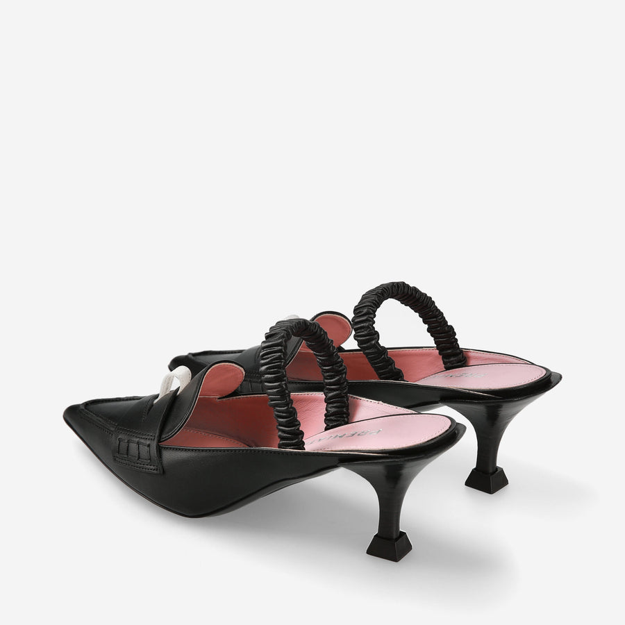 Premiata Décolleté slingback M6679A in nappa Black Friday Prezzi