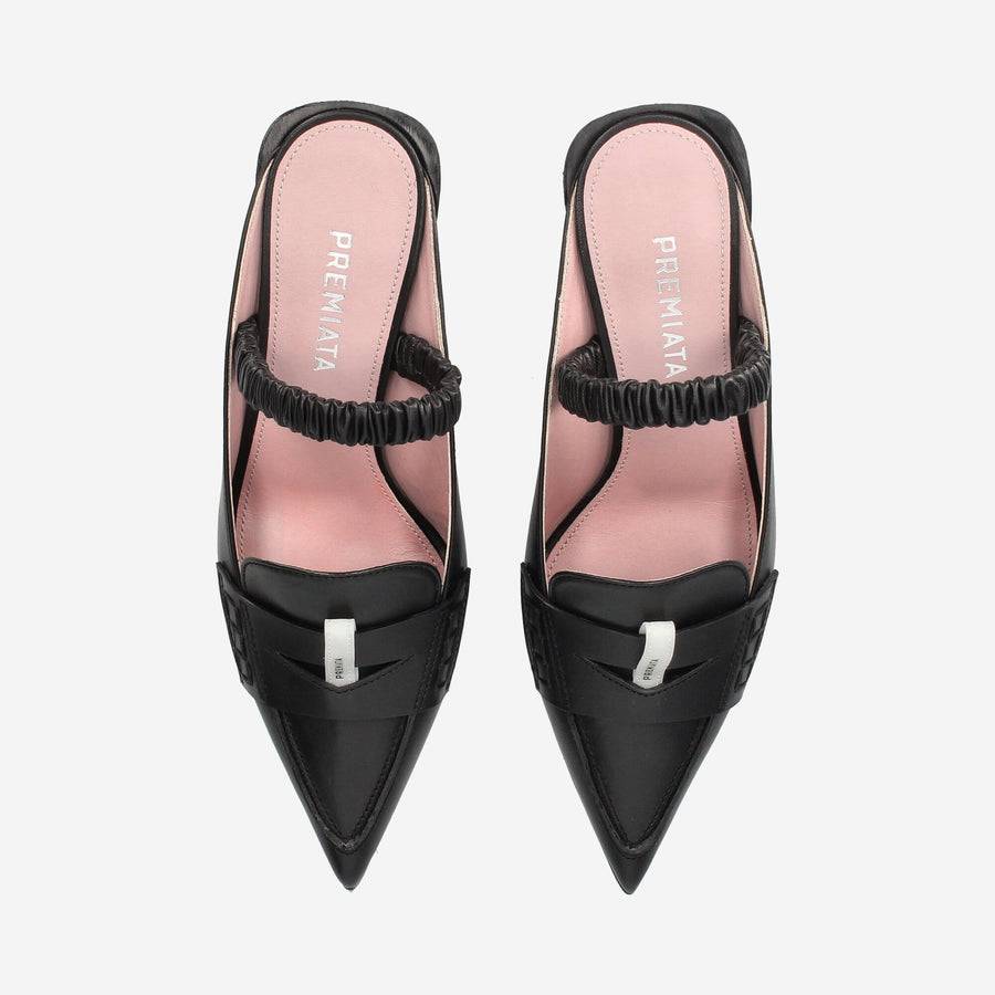 Premiata Décolleté slingback M6679A in nappa Black Friday Prezzi