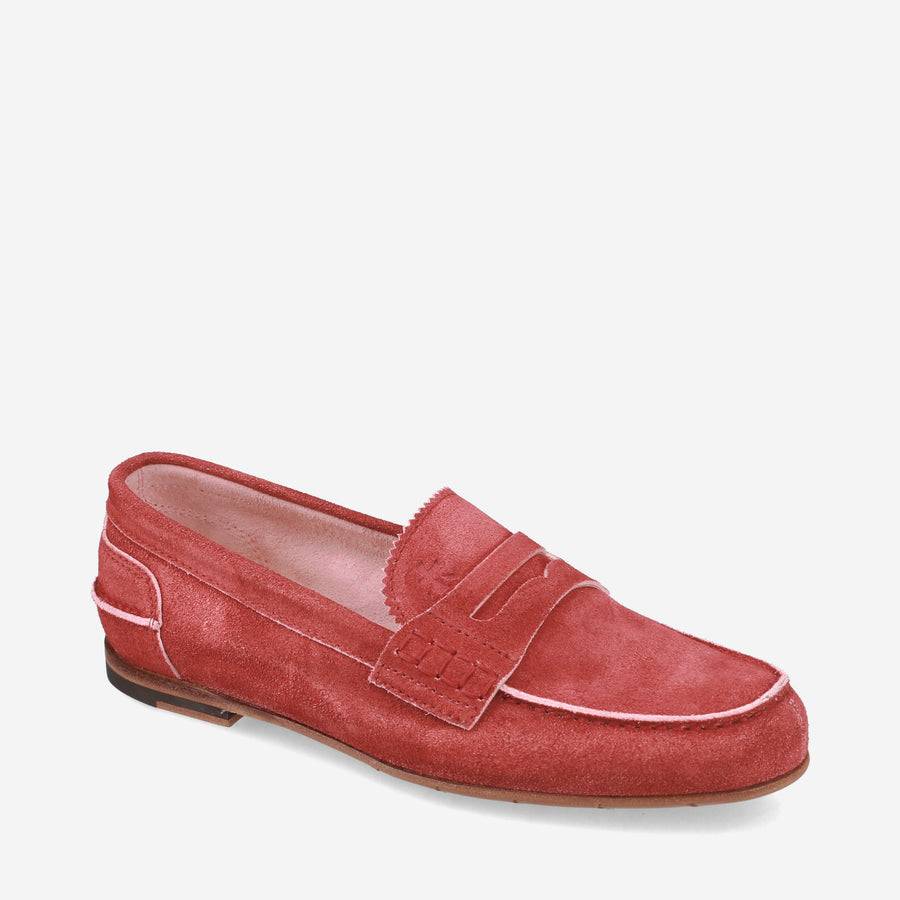 Premiata Mocassini M6780B in suede cardinale Duty-free