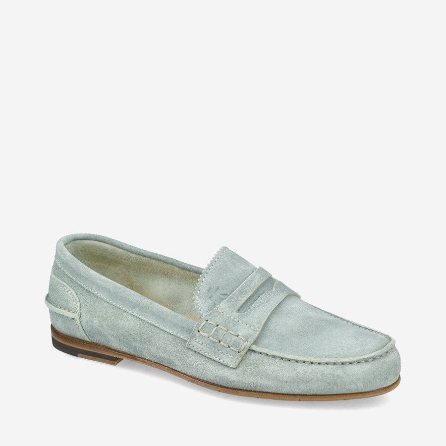 Premiata Mocassini M6780A in suede alga 50% di sconto per tempo limitato