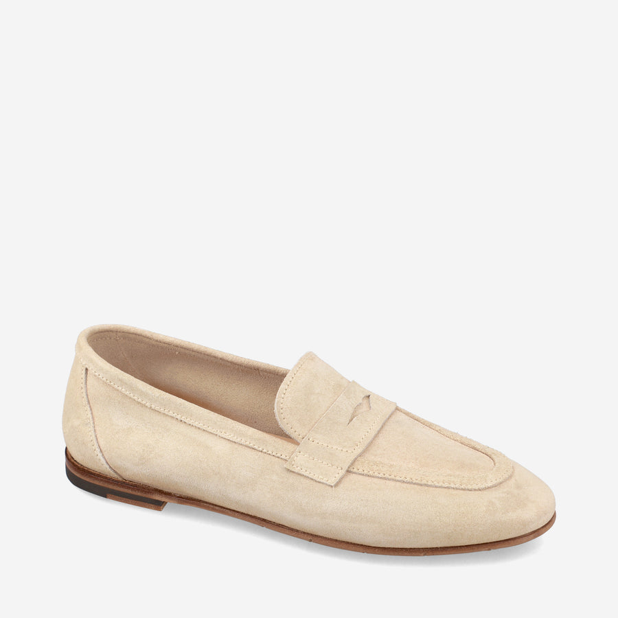 Premiata Mocassini M6781B in suede cappuccino Sconti questo mese