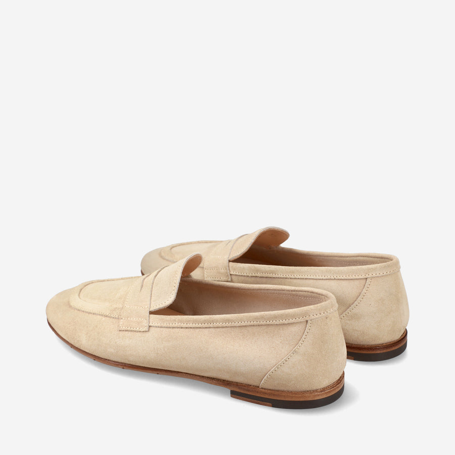 Premiata Mocassini M6781B in suede cappuccino Sconti questo mese