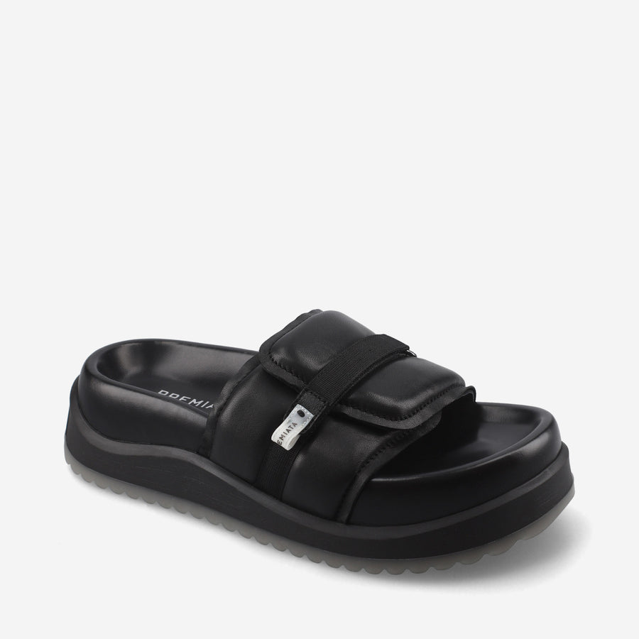 Premiata Sandali bassi in nappa imbottita M6697C Promozione