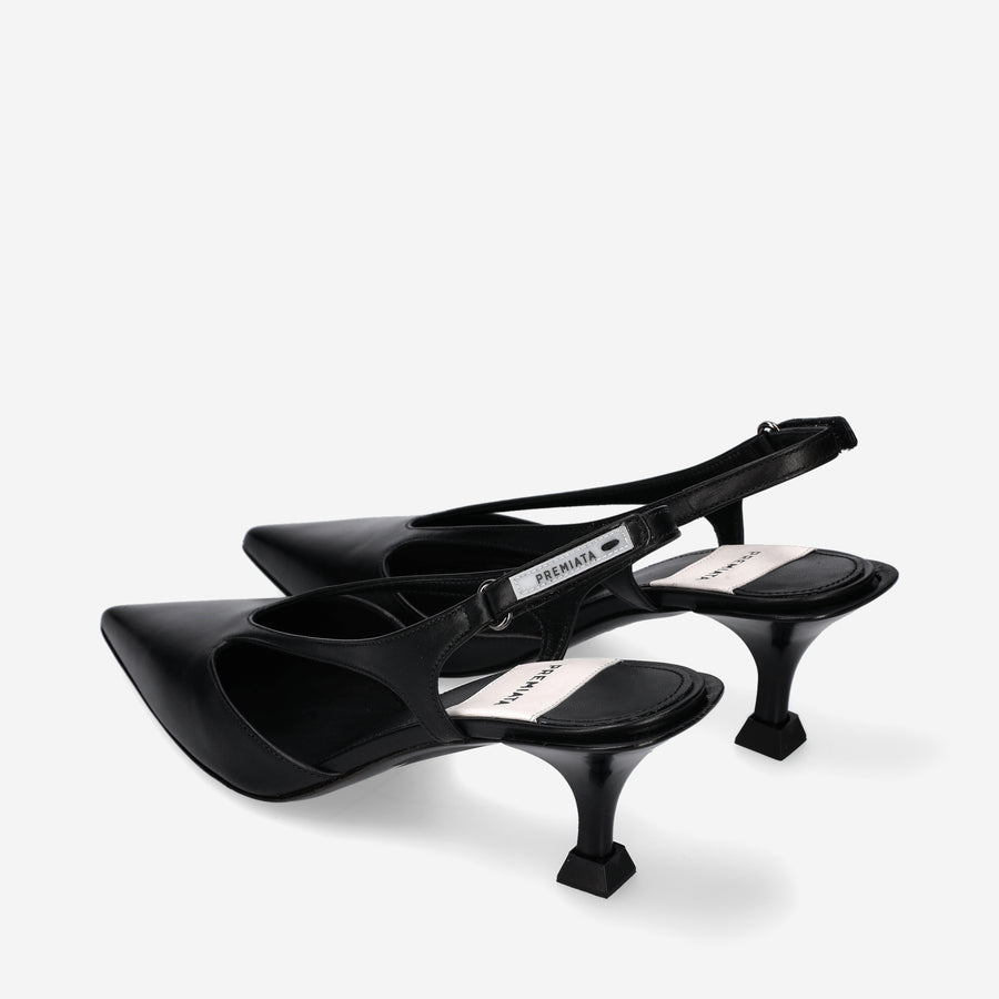Premiata Décolleté slingback M6425A in vitello Consegna Veloce
