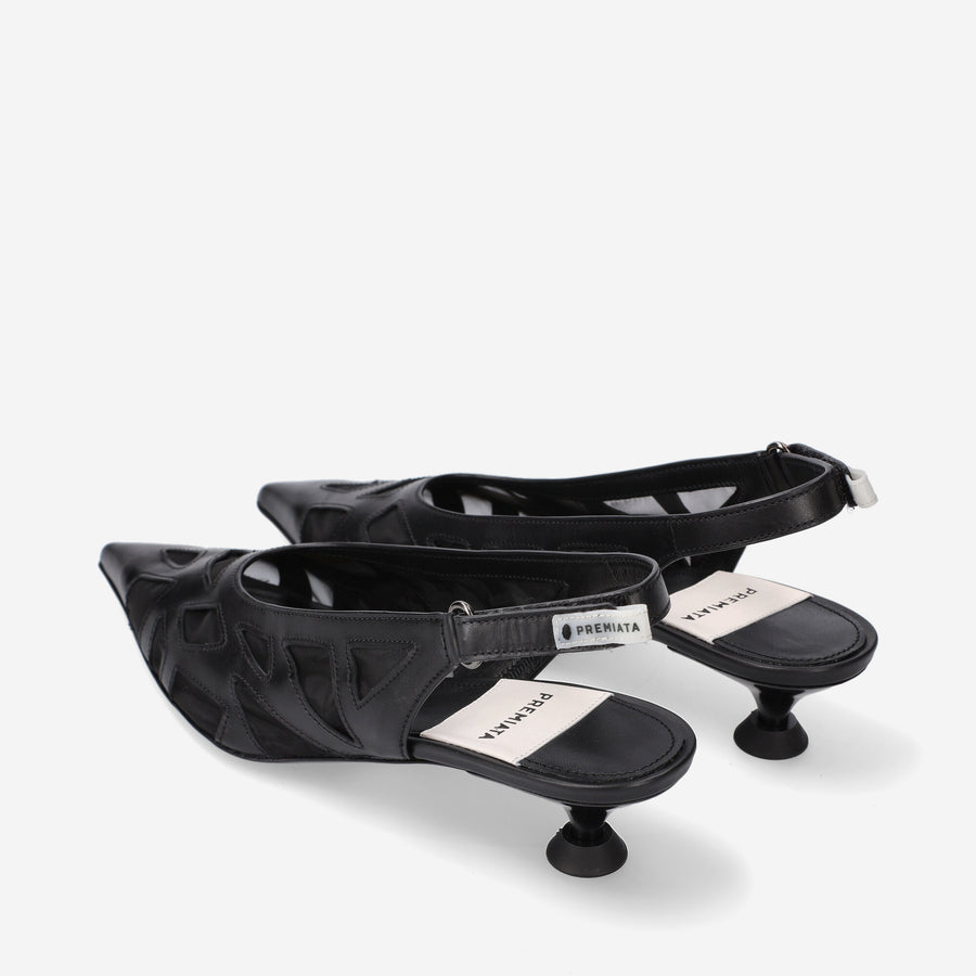 Premiata Slingback M6453A in nappa Promozione Limitata
