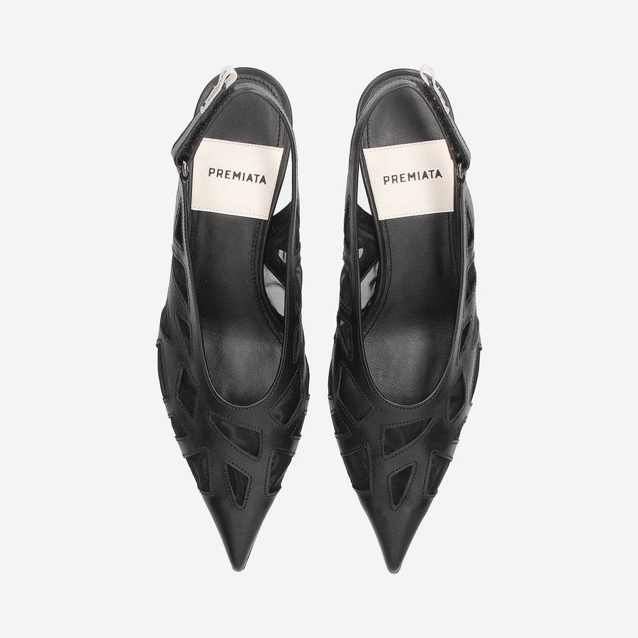 Premiata Slingback M6453A in nappa Promozione Limitata
