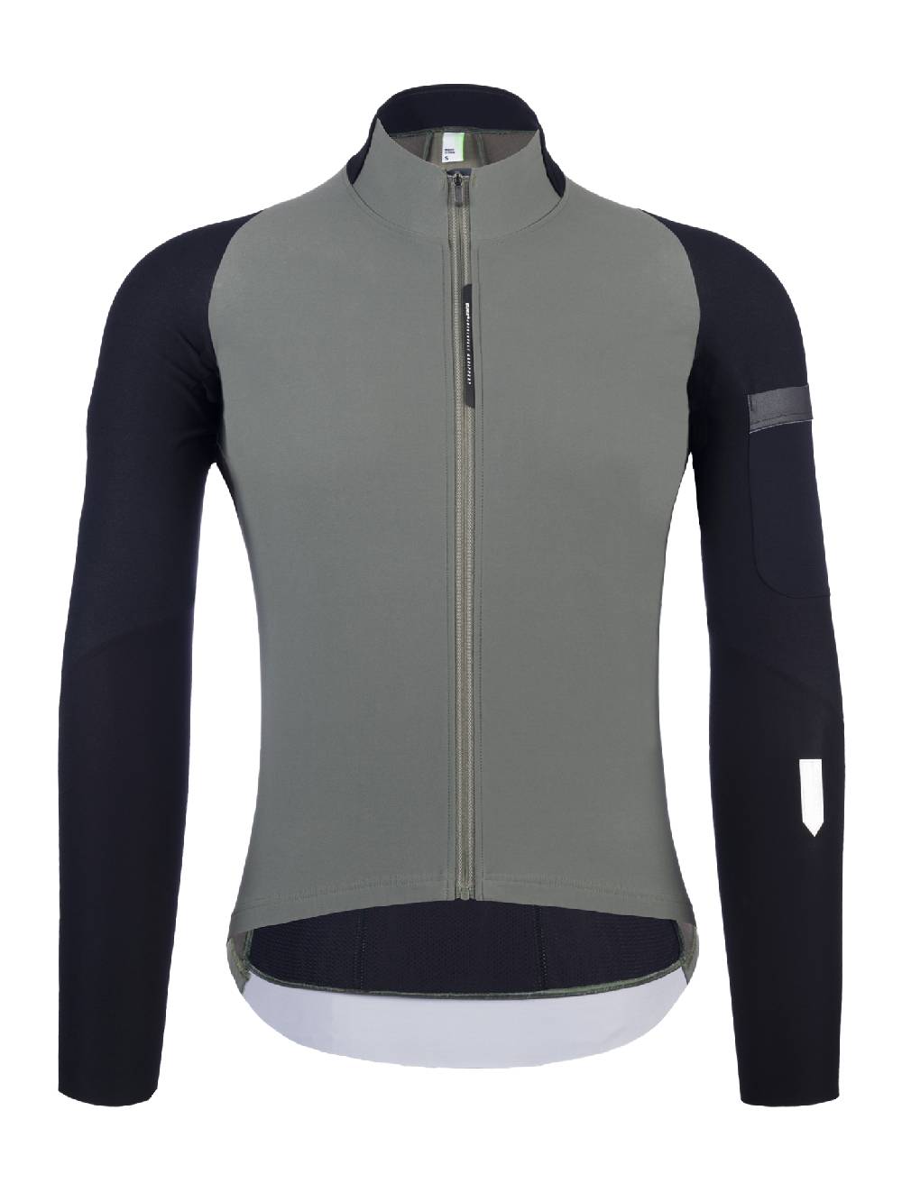 Q36.5 Hybrid Que Maglia Maniche Lunghe Verde Oliva Nuovo