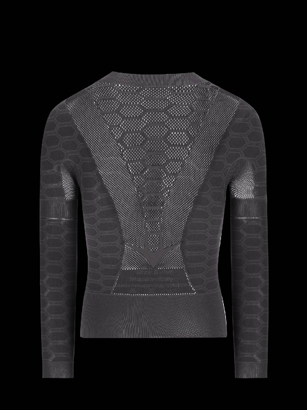 Q36.5 Intimo 3 Maniche Lunghe Grigio Antracite Nuovo