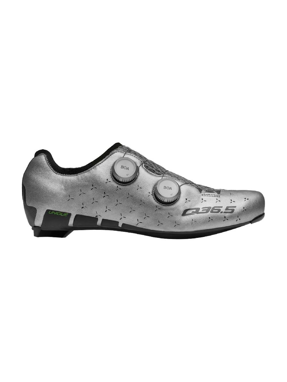 Q36.5 Unique Scarpe Strada Grigio Argento Online