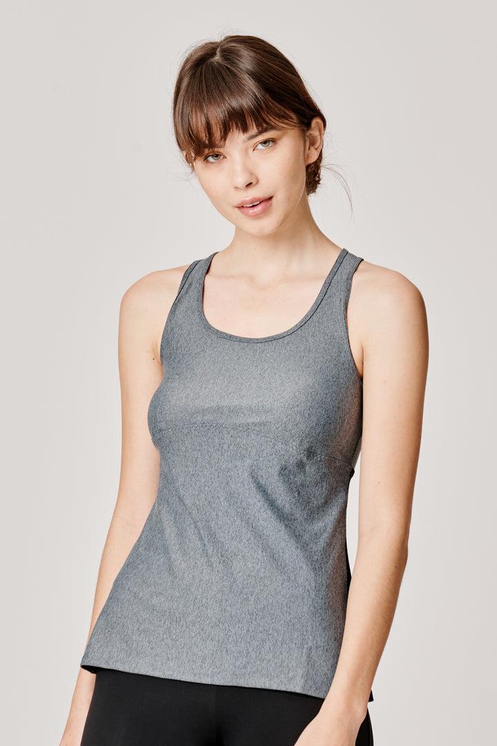 Sàpopa Classico Grey Tank Top Vendita Calda