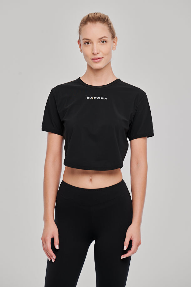 Sàpopa Sapopa Black T Shirt Vendite Flash