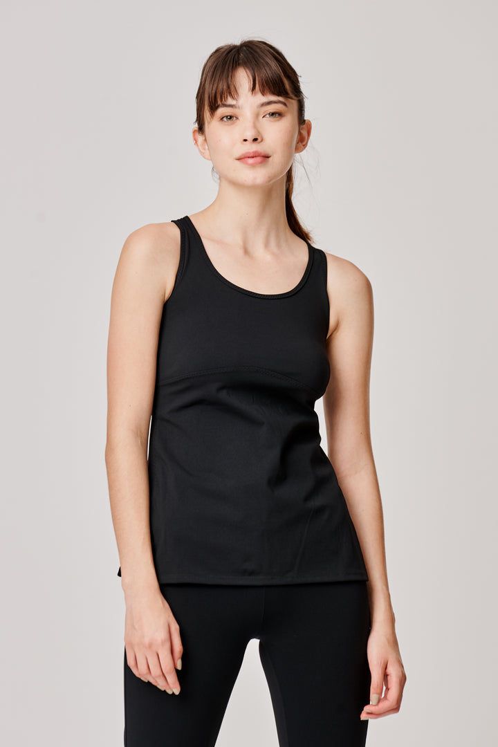 Sàpopa Classico Black Tank Top Qualità Garantita
