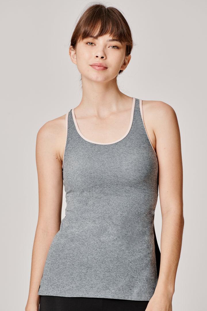 Sàpopa Classico Grey-Pink Tank Top Promozione Limitata
