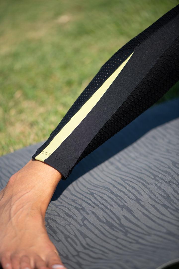 Sàpopa Lalla 3D Texture Yellow Leggings Fino Al -60%