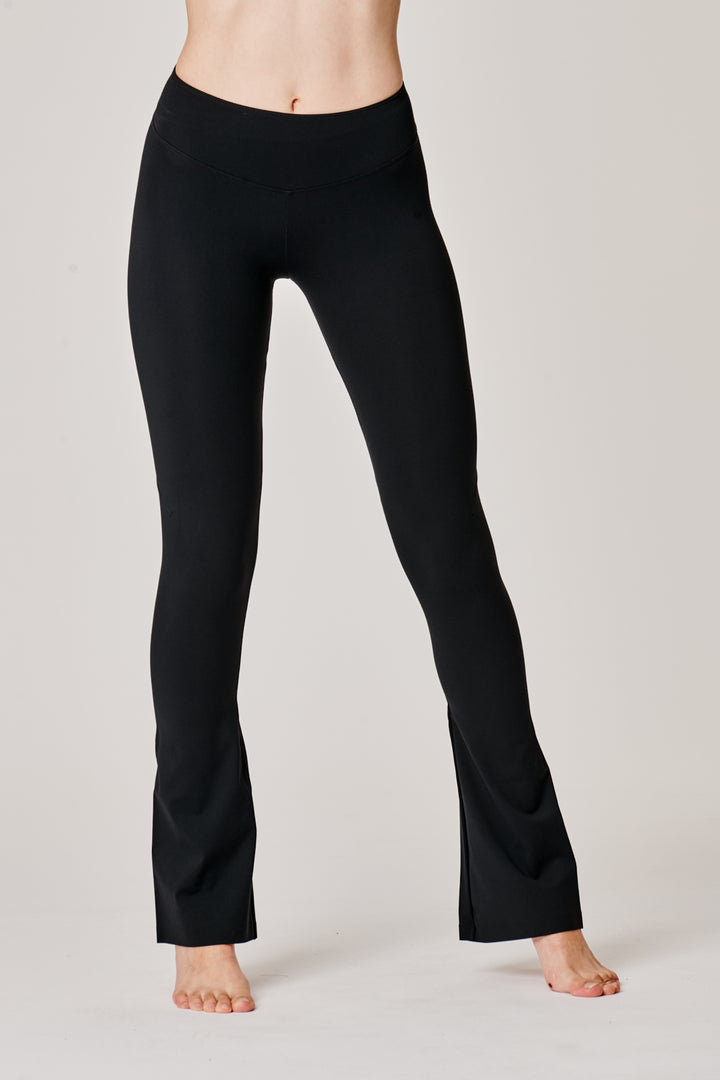 Sàpopa Vortice Black Flare Leggings In Vendita