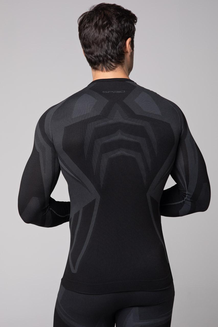 Spaio SPAIO MAGLIA M/L TERMOATTIVA "CONFIDENCE" NERO/GRIGIO Offerta