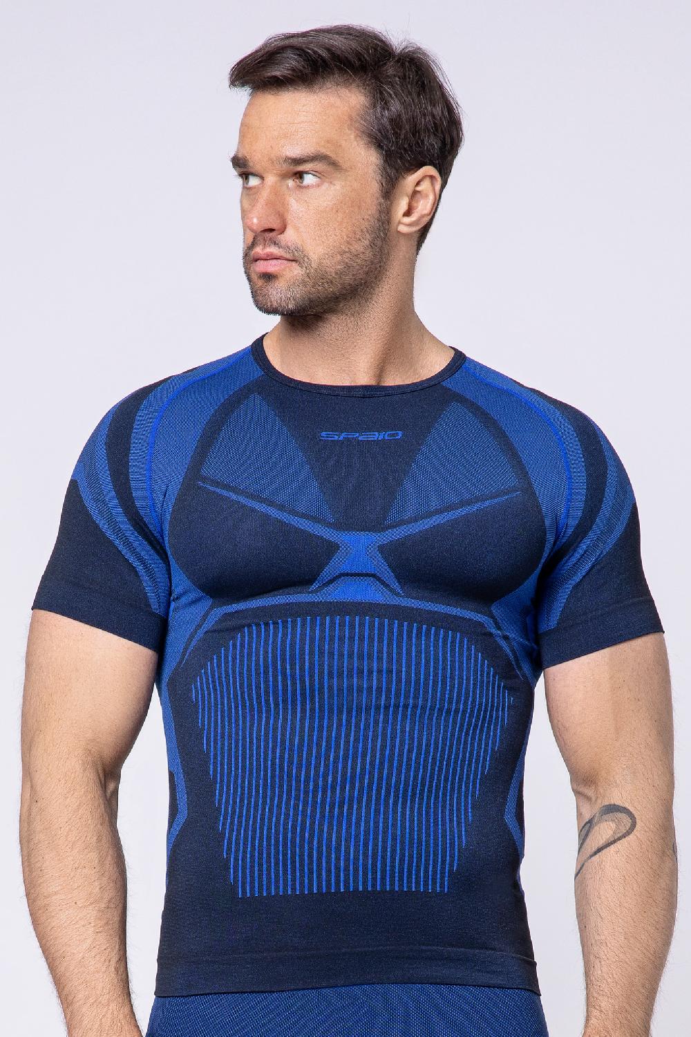Spaio SPAIO MAGLIA M/C "CONFIDENCE" NERO/ROYAL BLUE In Vendita