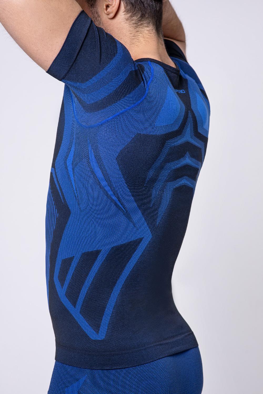 Spaio SPAIO MAGLIA M/C "CONFIDENCE" NERO/ROYAL BLUE In Vendita