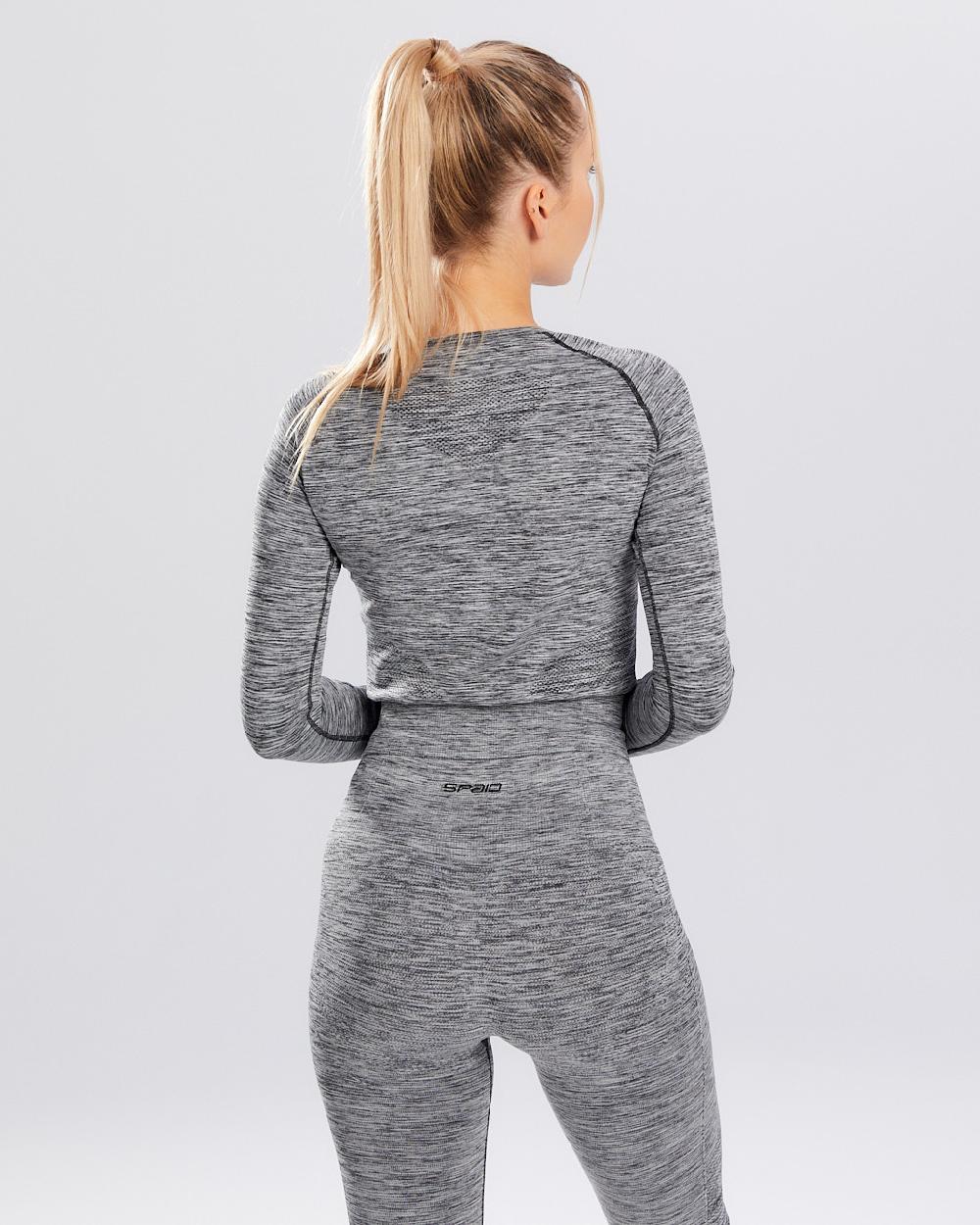Spaio SPAIO RASHGUARD MELANGE MANICHE LUNGHE GREY 2025