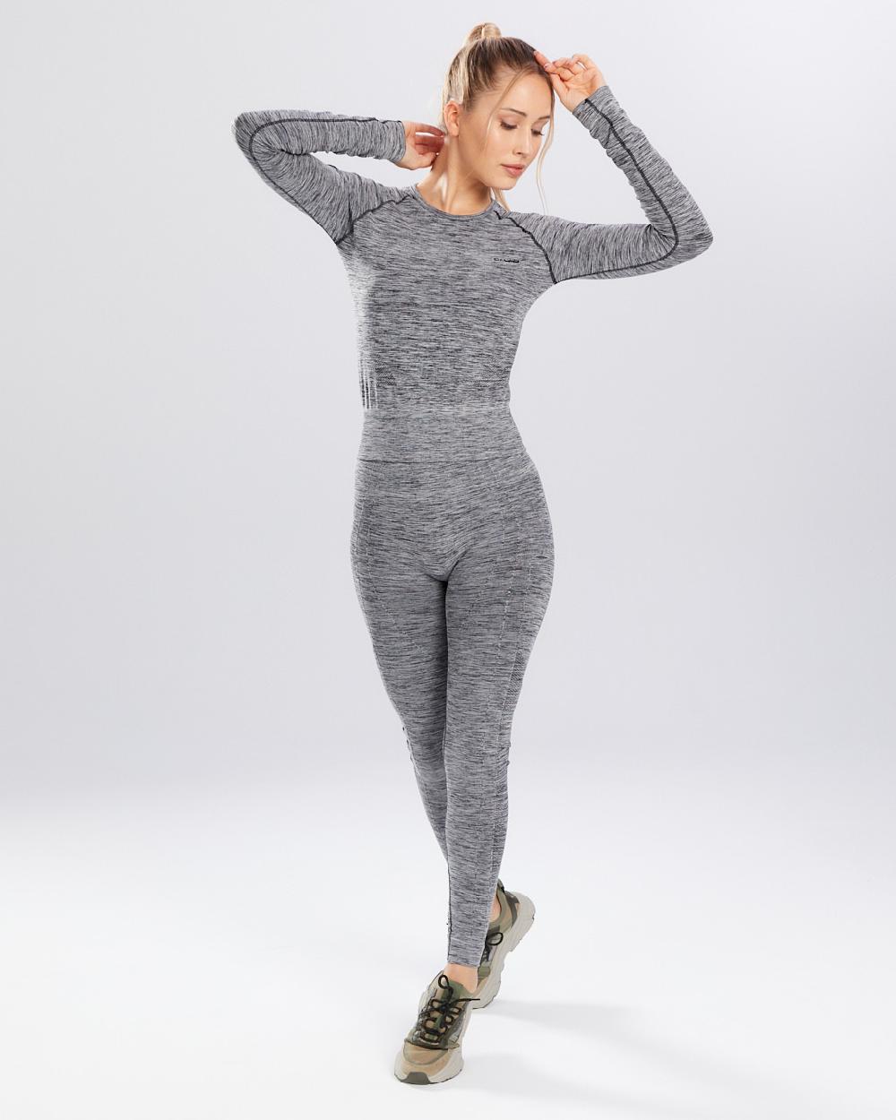 Spaio SPAIO RASHGUARD MELANGE MANICHE LUNGHE GREY 2025