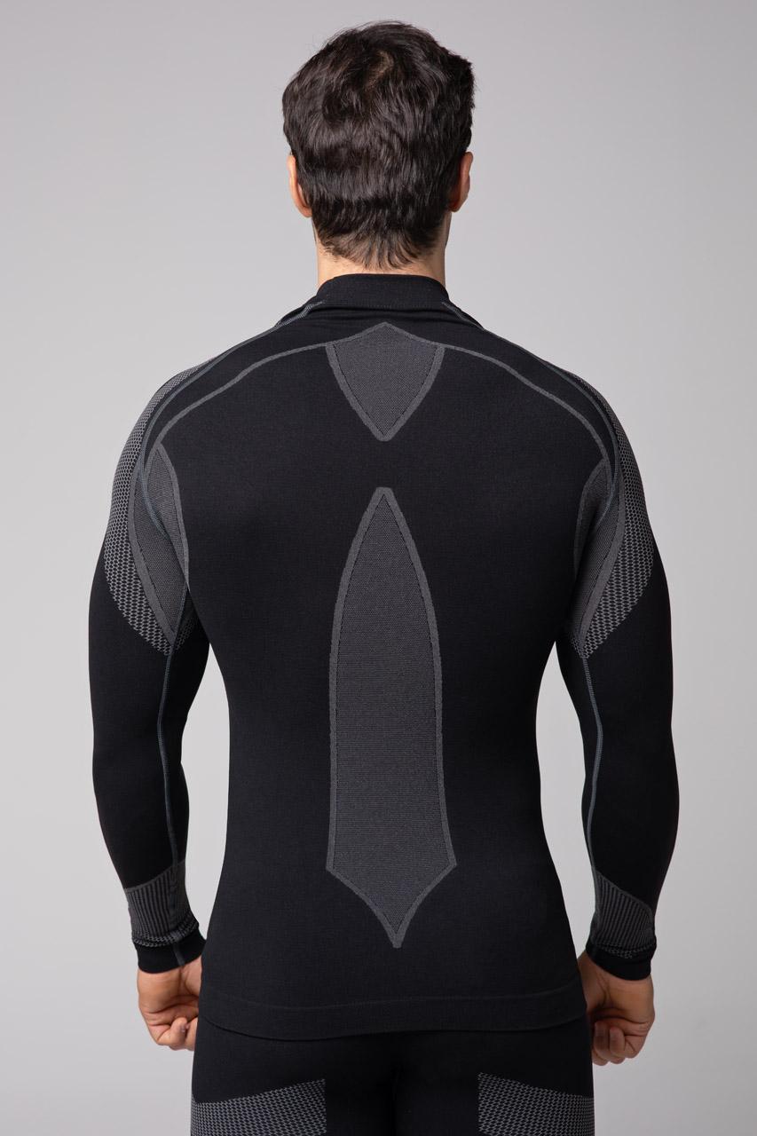 Spaio SPAIO MAGLIETTA TERMOATTIVA CON MANICHE LUNGHE THERMO-EVO UOMO NERO/GRIGIO Acquista Ora