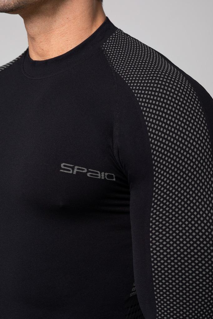 Spaio SPAIO MAGLIA M/L TERMOATTIVA "FIERCE" NERO/GRIGIO Fino Al -60%