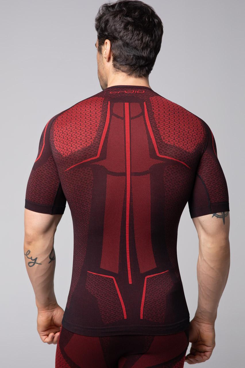 Spaio SPAIO MAGIETTA TERMOATTIVA „ADRENALINE” UOMO NERO/ROSSO Sottocosto