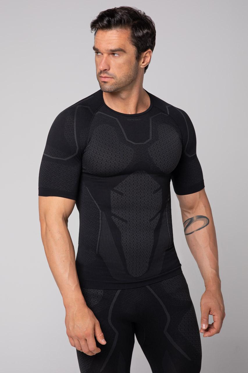 Spaio SPAIO MAGIETTA TERMOATTIVA „ADRENALINE” UOMO NERO/GRIGGIO