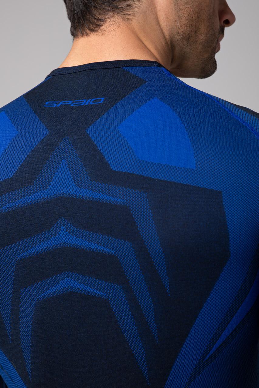 Spaio SPAIO MAGLIA M/L TERMOATTIVA "CONFIDENCE" NERO/ROYAL BLUE Novità