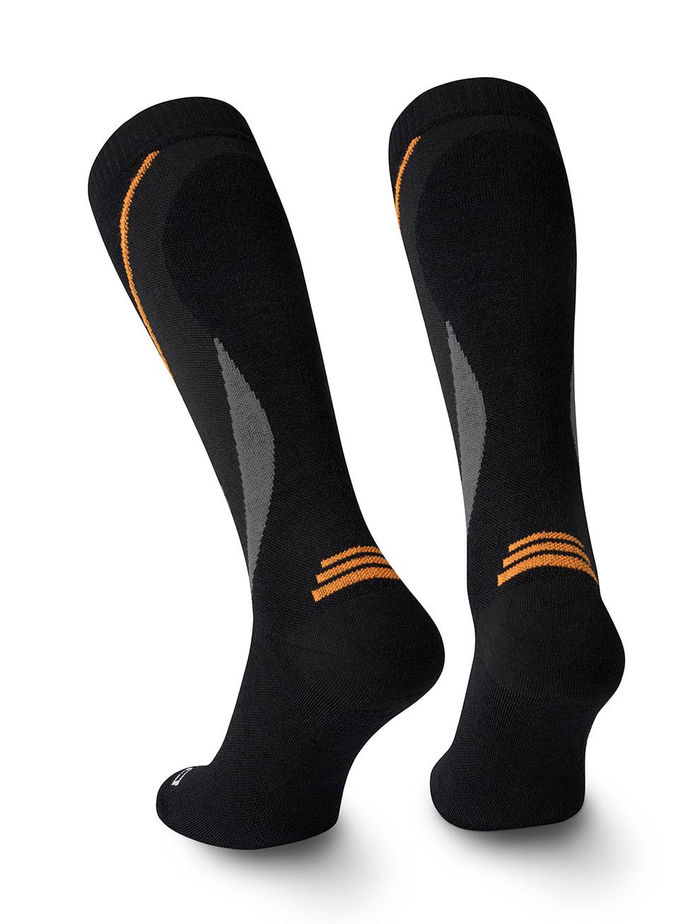 Spaio SPAIO calze da sci compressive THERMO-EVO BLACK/GREY/ORANGE In Saldo