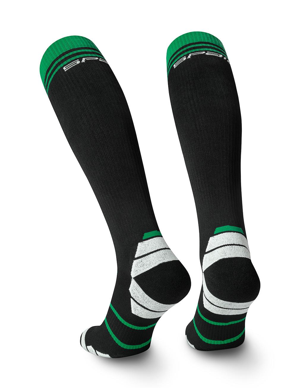 Spaio SPAIO calze da sci SKI SOCKS 01 BLACK/WHITE/GREEN Offerte stagionali