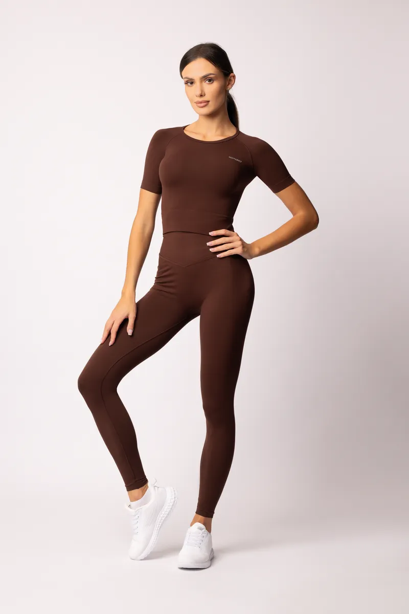 Spaio SPAIO RASHGUARD ADAPT MANICA CORTA COFFEE Consegna Veloce