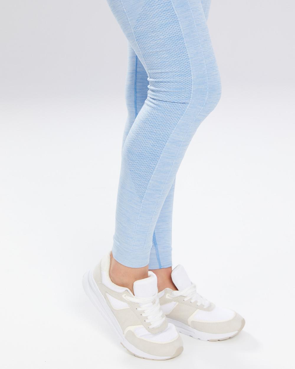 Spaio SPAIO LEGGINSY MELANGE LINCHEN BLUE Economico