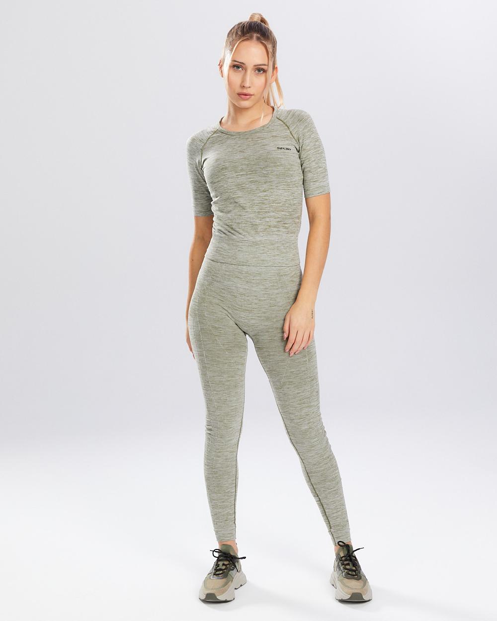 Spaio SPAIO RASHGUARD MELANGE MANICHE CORTE KHAKI In Vendita