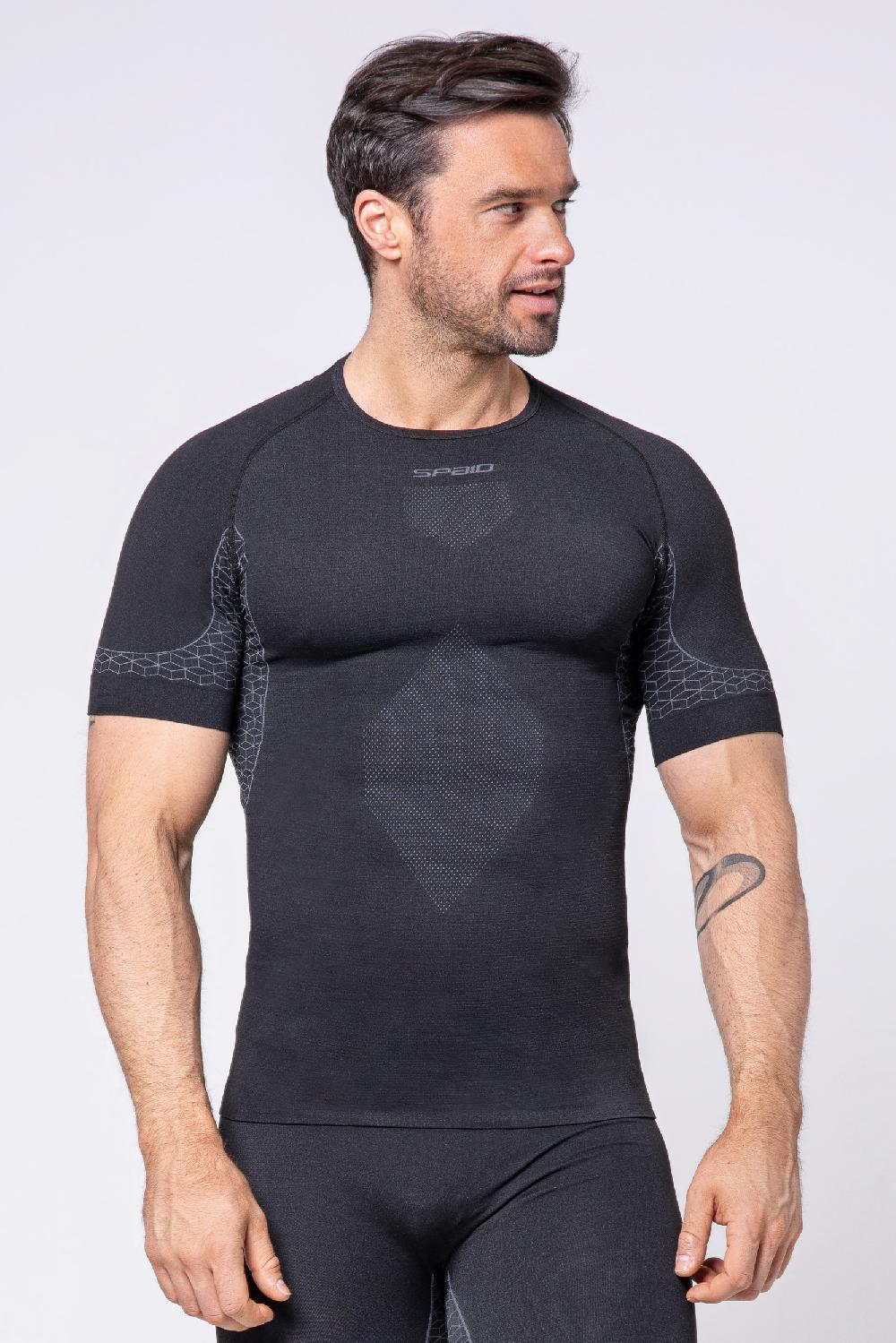 Spaio SPAIO M/C MAGLIA BREEZE UOMO NERO/GRIGIO Vendita Calda