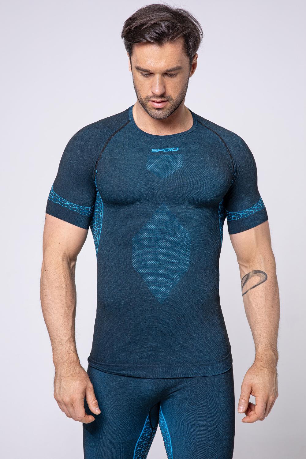Spaio SPAIO M/C MAGLIA BREEZE UOMO NERO/BLU Saldi Di Fabbrica