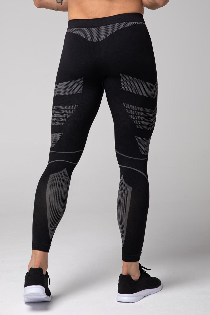 Spaio SPAIO LEGGINS TERMOATTIVI "THERMO-EVO" UOMO NERO/GRIGIO 2025