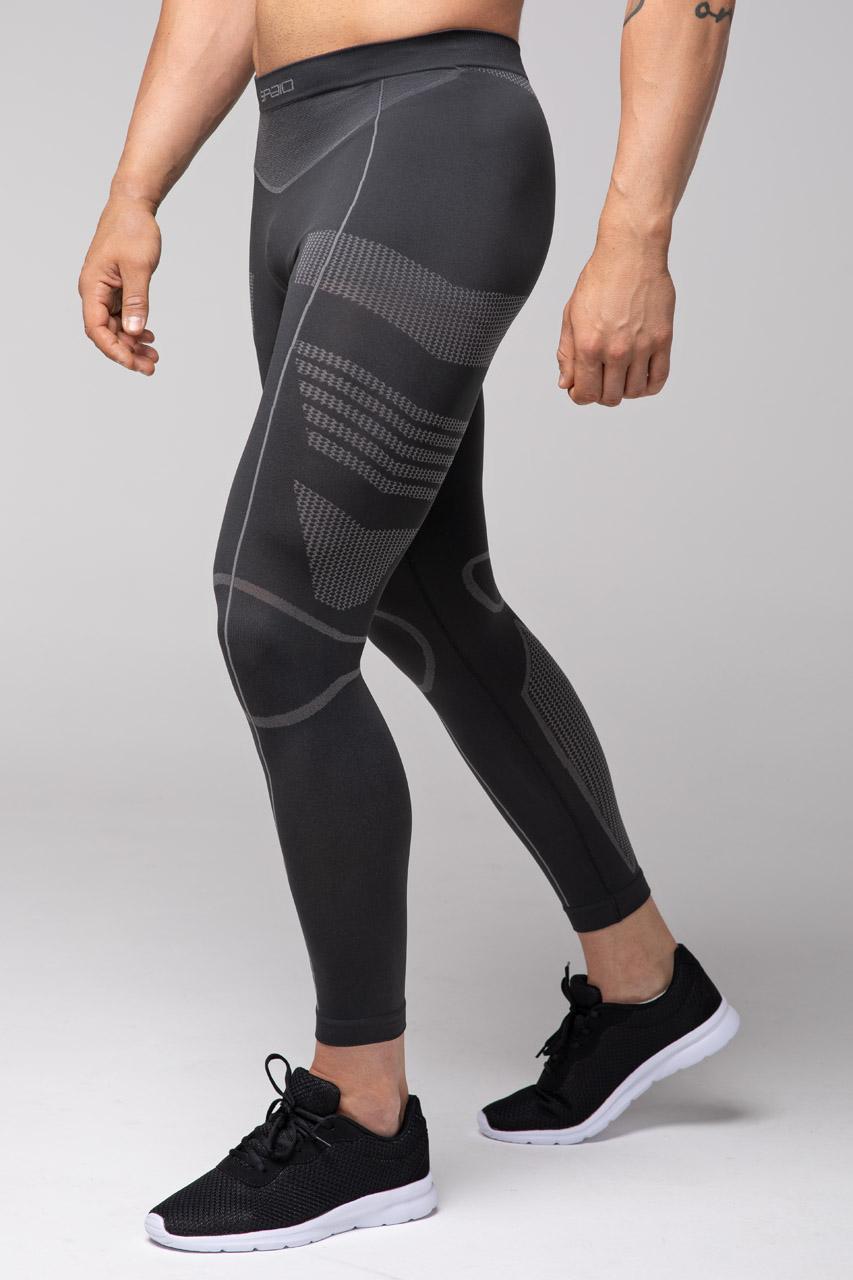 Spaio SPAIO LEGGINS TERMOATTIVI "THERMO-EVO" UOMO GRIGIO/GRIGIO CHIARO Italy