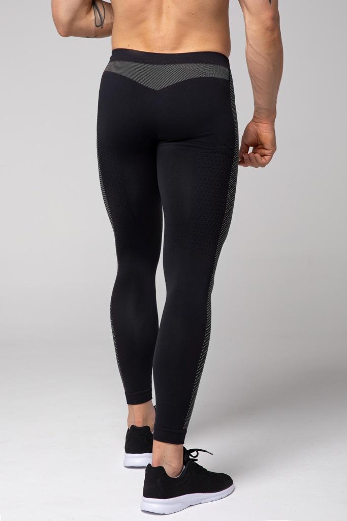 Spaio SPAIO LEGGINGS TERMOATTIVI "FIERCE" NERO/GRIGIO In Linea