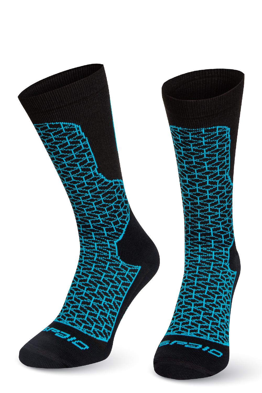 Spaio SPAIO CALZE BREEZE UNISEX BLACK/BLUE Vendita Calda