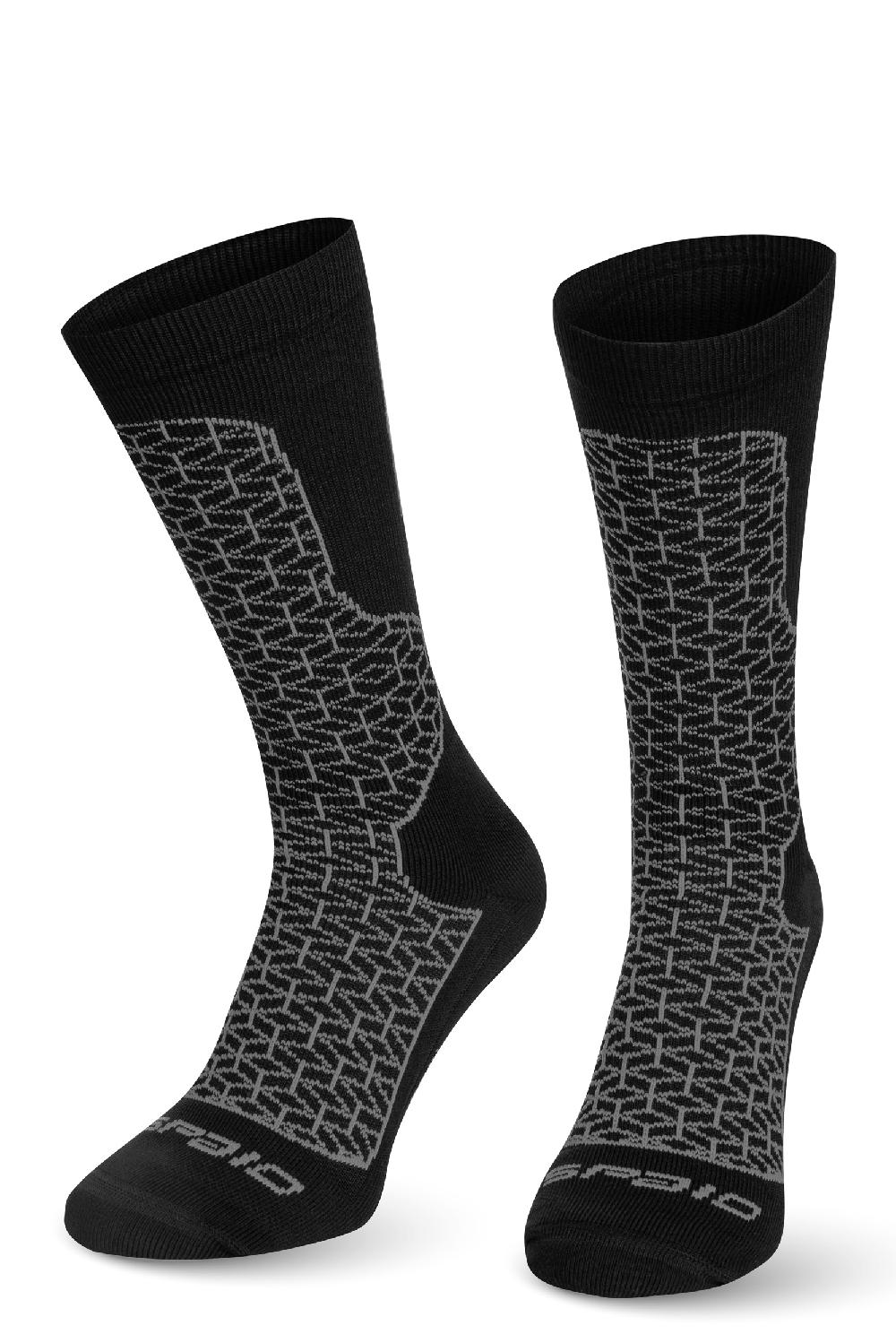 Spaio SPAIO CALZE "BREEZE" UNISEX NERO/GRIGIO